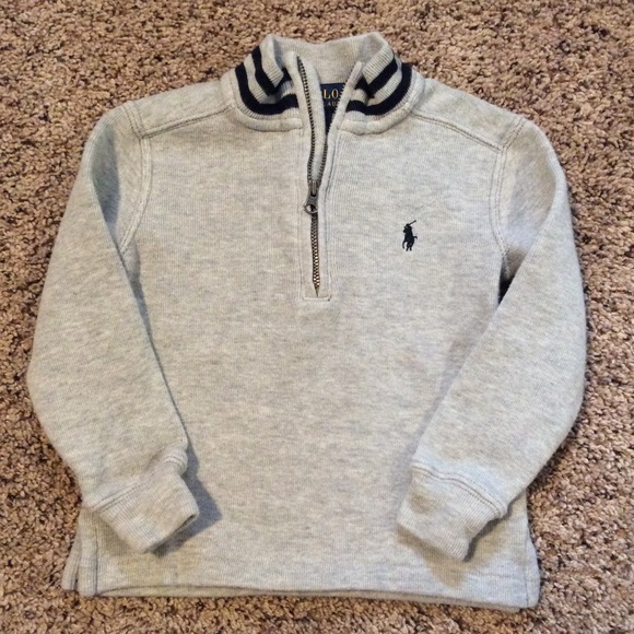 Polo Ralph Lauren Toddler Boys 1/2 Zip Sweater (Gift with Purchase) - Picture 4 of 7